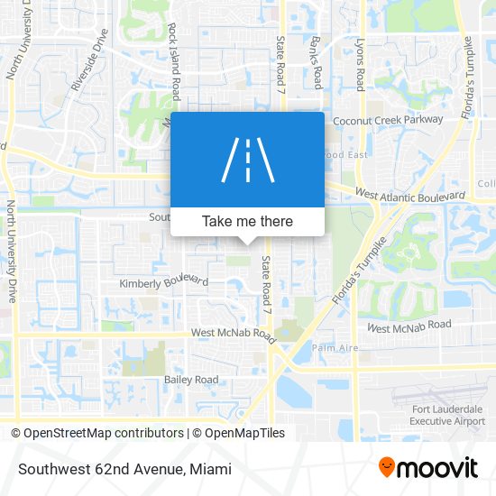 Mapa de Southwest 62nd Avenue