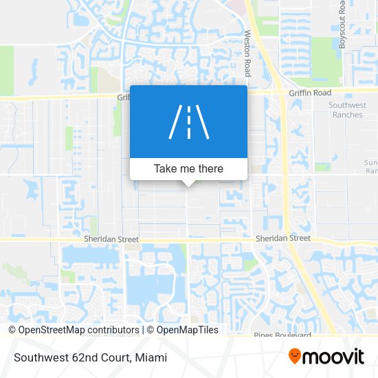 Mapa de Southwest 62nd Court