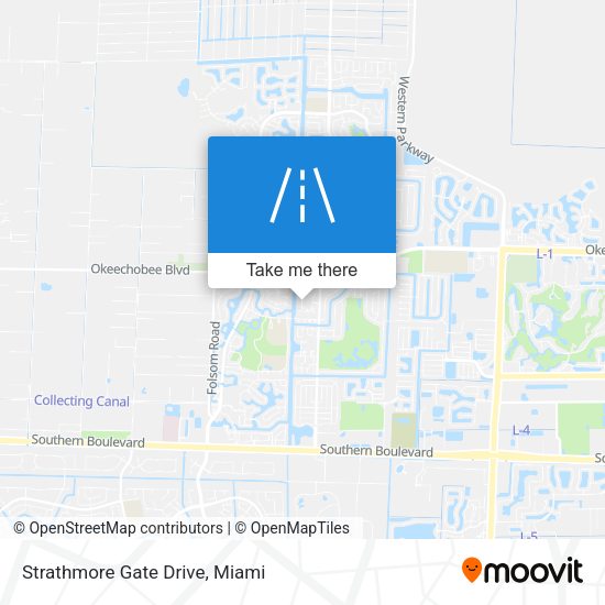 Strathmore Gate Drive map