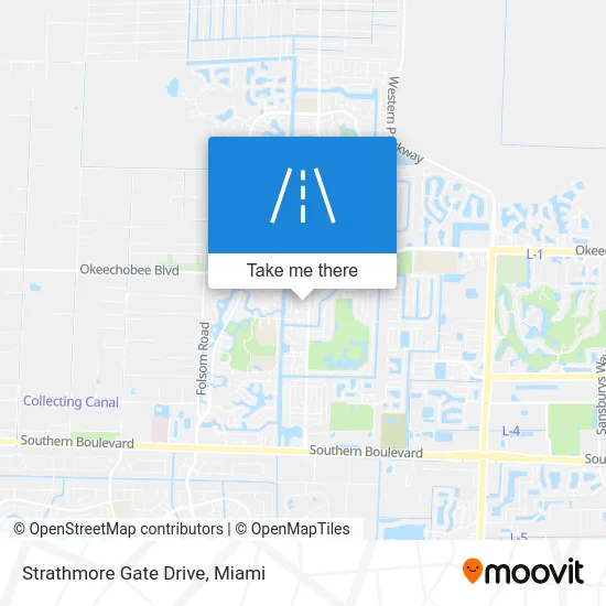 Strathmore Gate Drive map