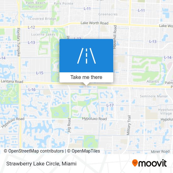 Strawberry Lake Circle map