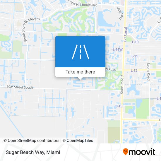 Mapa de Sugar Beach Way