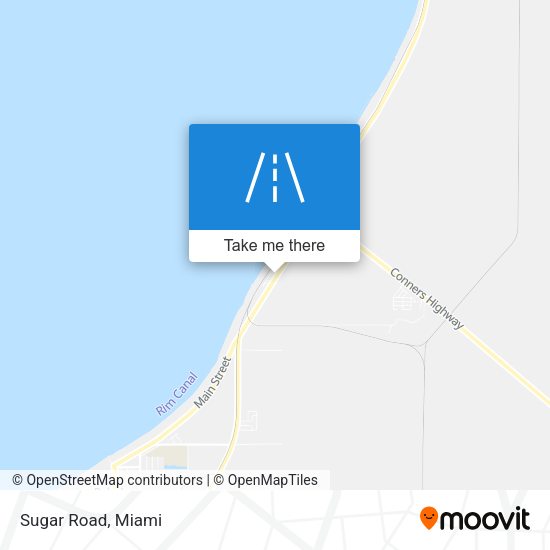 Mapa de Sugar Road