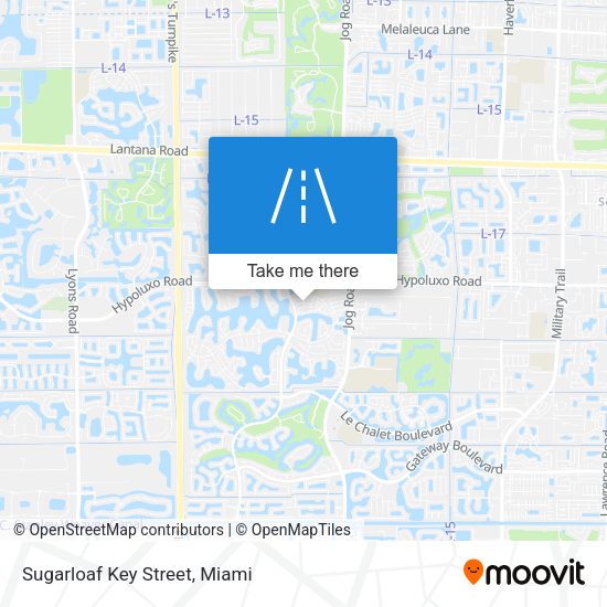 Sugarloaf Key Street map