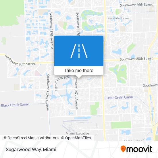 Sugarwood Way map