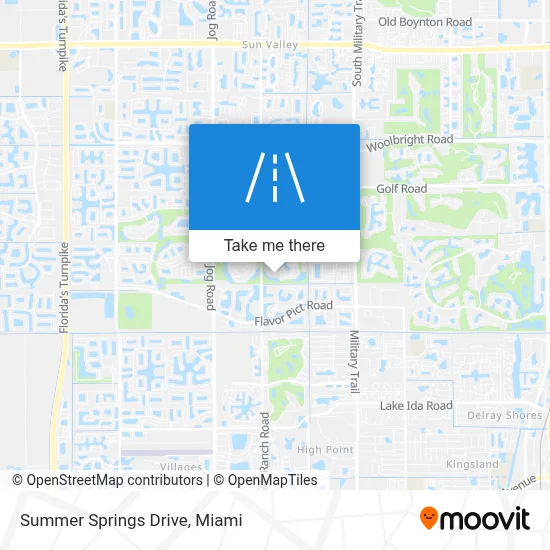 Summer Springs Drive map