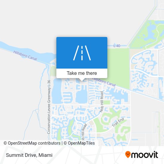 Mapa de Summit Drive