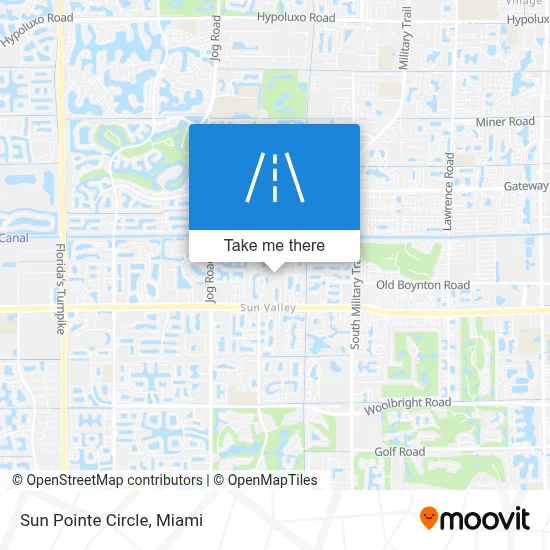 Sun Pointe Circle map