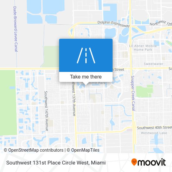 Mapa de Southwest 131st Place Circle West