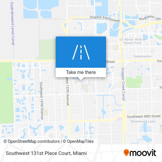 Mapa de Southwest 131st Place Court