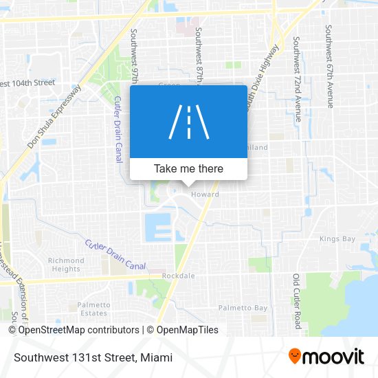 Mapa de Southwest 131st Street