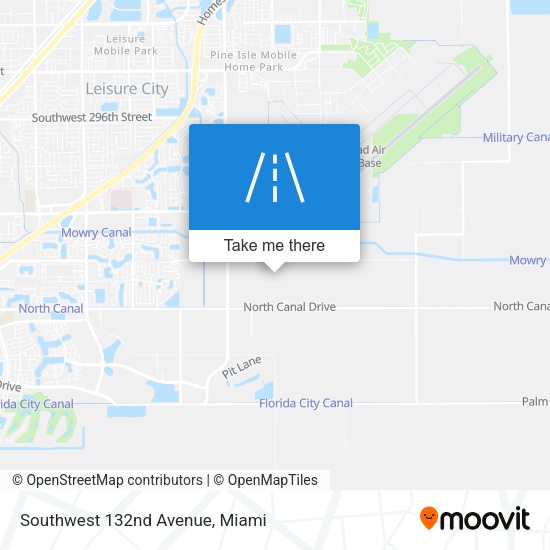 Mapa de Southwest 132nd Avenue
