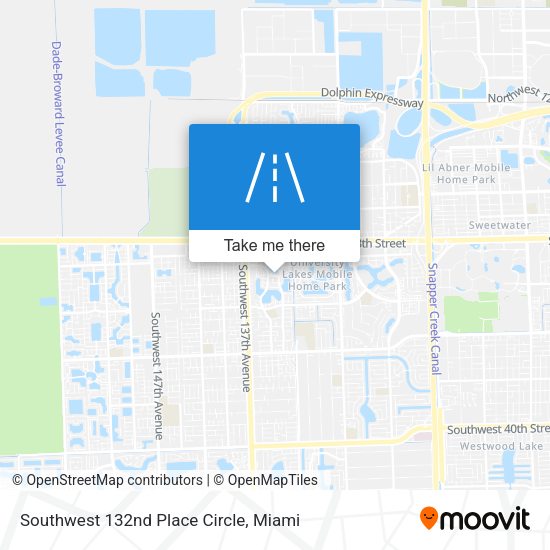 Mapa de Southwest 132nd Place Circle