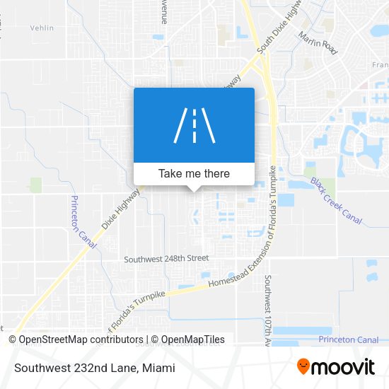 Mapa de Southwest 232nd Lane