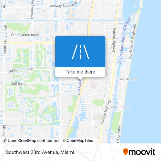 Southwest 23rd Avenue map