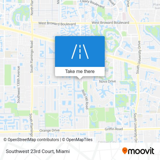Mapa de Southwest 23rd Court