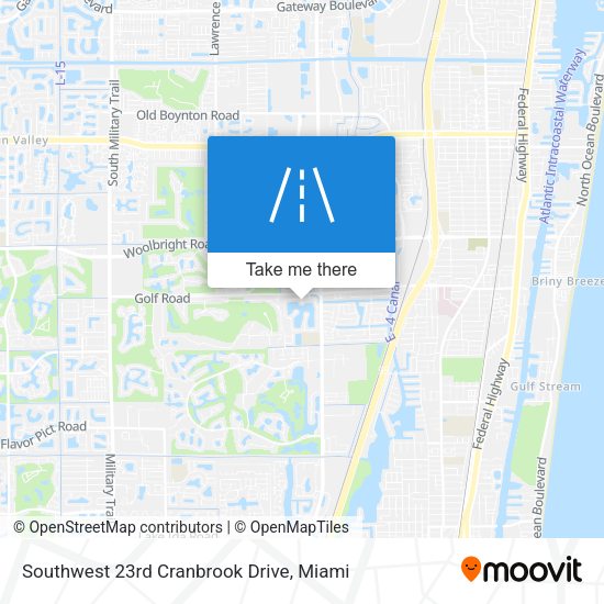 Mapa de Southwest 23rd Cranbrook Drive