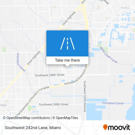 Mapa de Southwest 242nd Lane