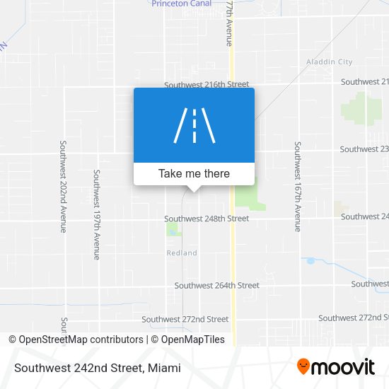 Southwest 242nd Street map