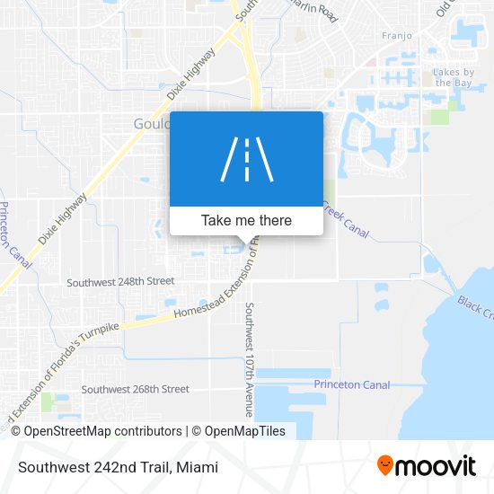 Southwest 242nd Trail map