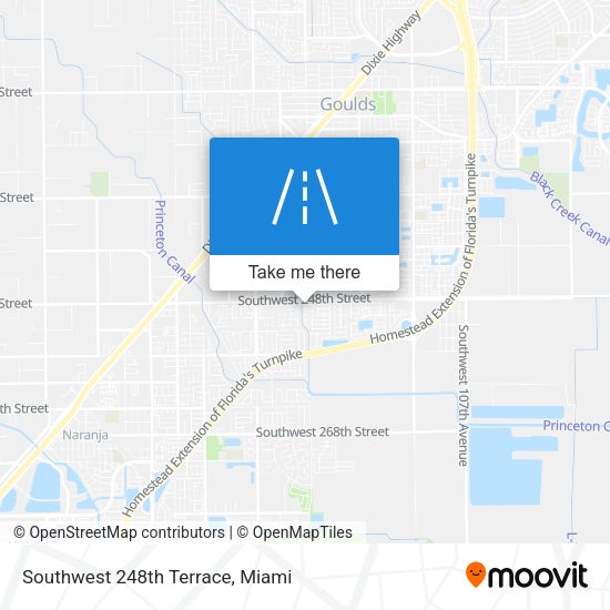 Mapa de Southwest 248th Terrace