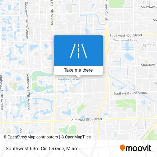 Mapa de Southwest 63rd Cir Terrace