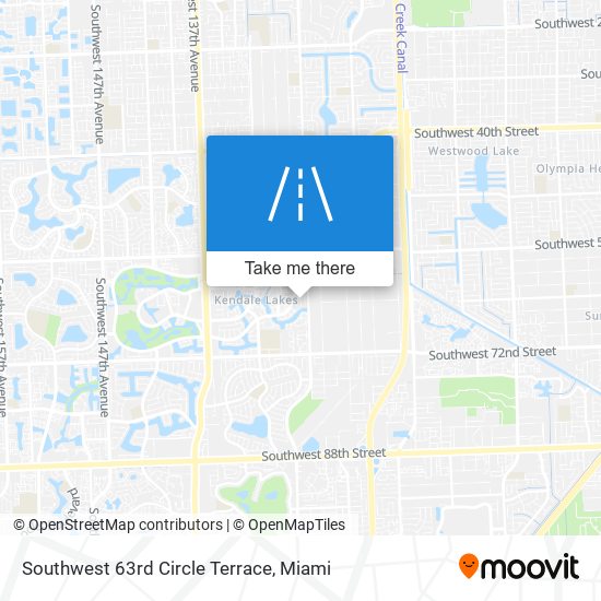 Mapa de Southwest 63rd Circle Terrace