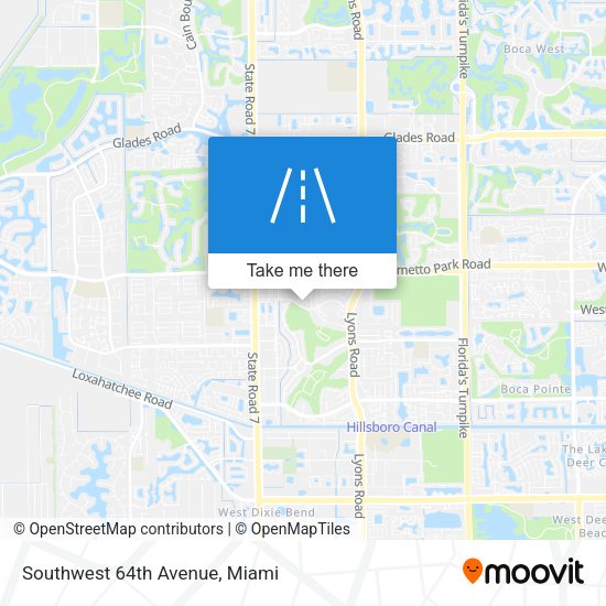 Mapa de Southwest 64th Avenue