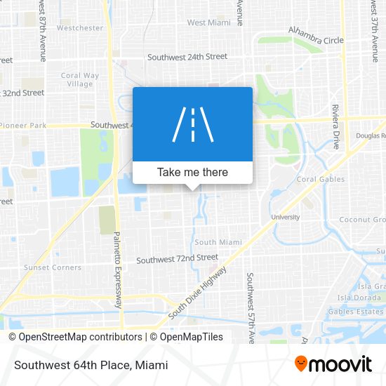 Mapa de Southwest 64th Place