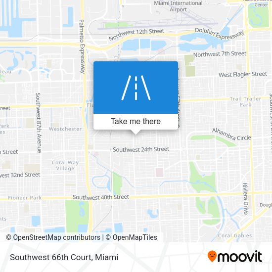 Mapa de Southwest 66th Court