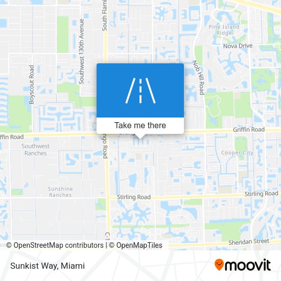 Sunkist Way map