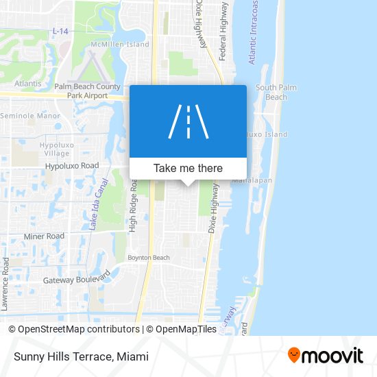 Mapa de Sunny Hills Terrace