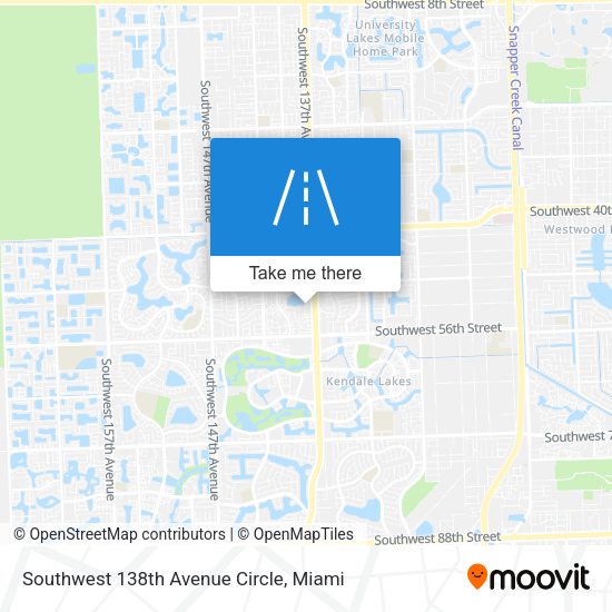 Mapa de Southwest 138th Avenue Circle