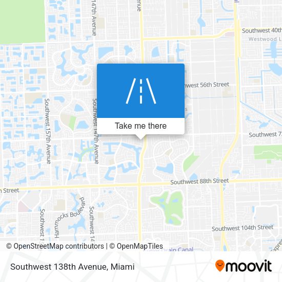 Southwest 138th Avenue map
