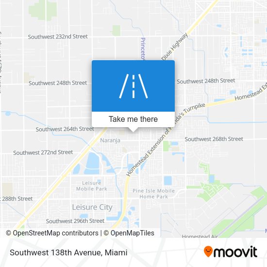 Mapa de Southwest 138th Avenue