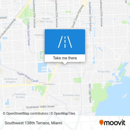 Mapa de Southwest 138th Terrace