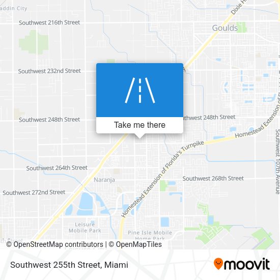 Mapa de Southwest 255th Street