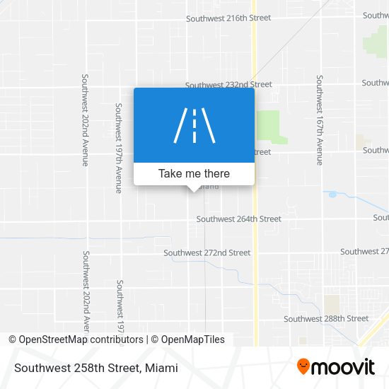 Southwest 258th Street map