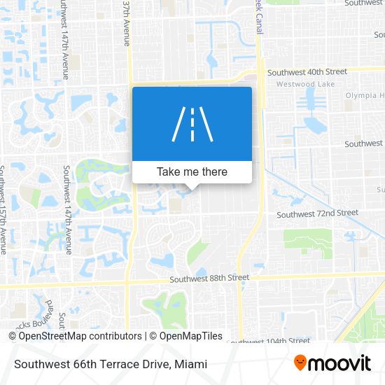 Mapa de Southwest 66th Terrace Drive
