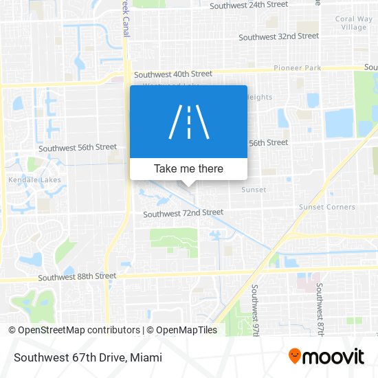 Mapa de Southwest 67th Drive