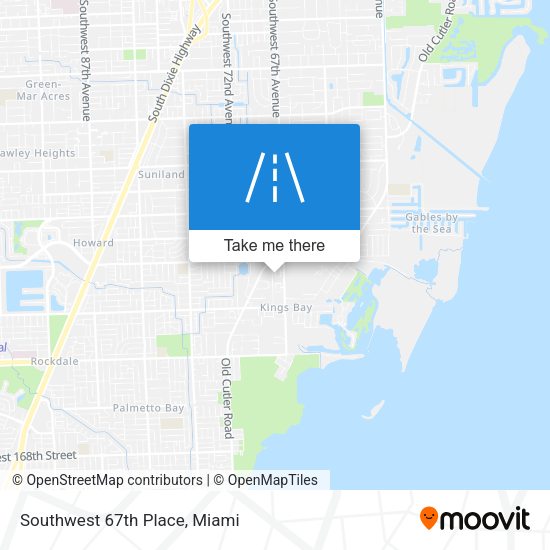 Mapa de Southwest 67th Place