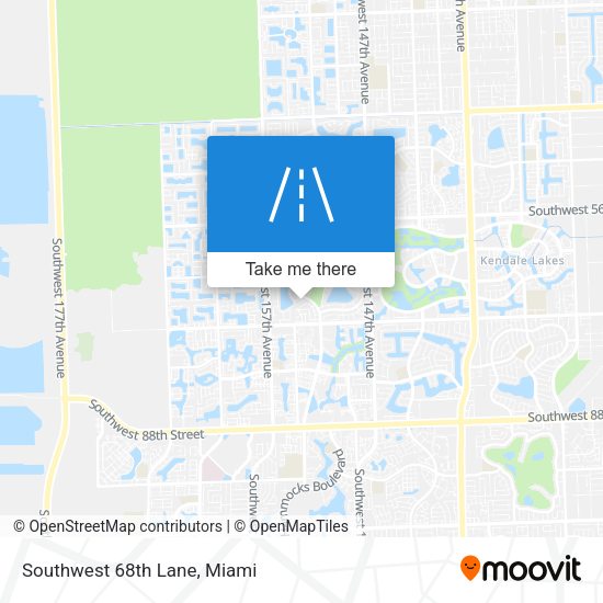 Southwest 68th Lane map