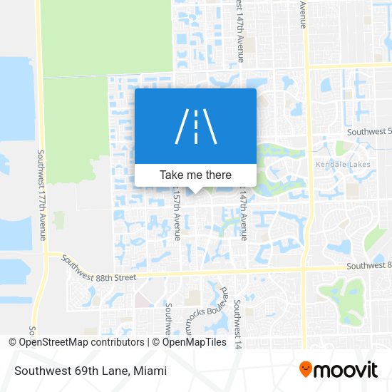 Southwest 69th Lane map