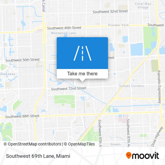 Southwest 69th Lane map