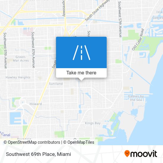 Mapa de Southwest 69th Place