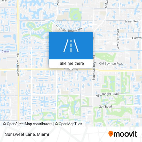 Sunsweet Lane map