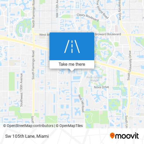 Sw 105th Lane map