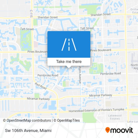 Mapa de Sw 106th Avenue