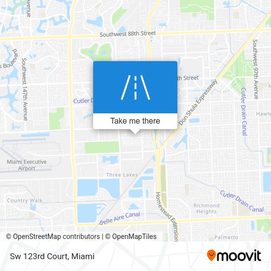 Mapa de Sw 123rd Court