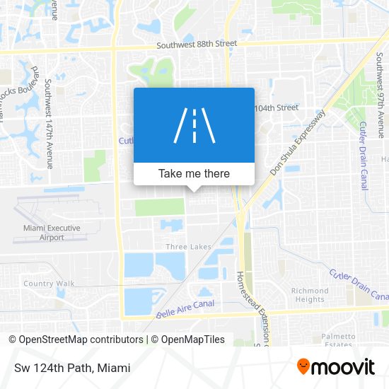 Sw 124th Path map